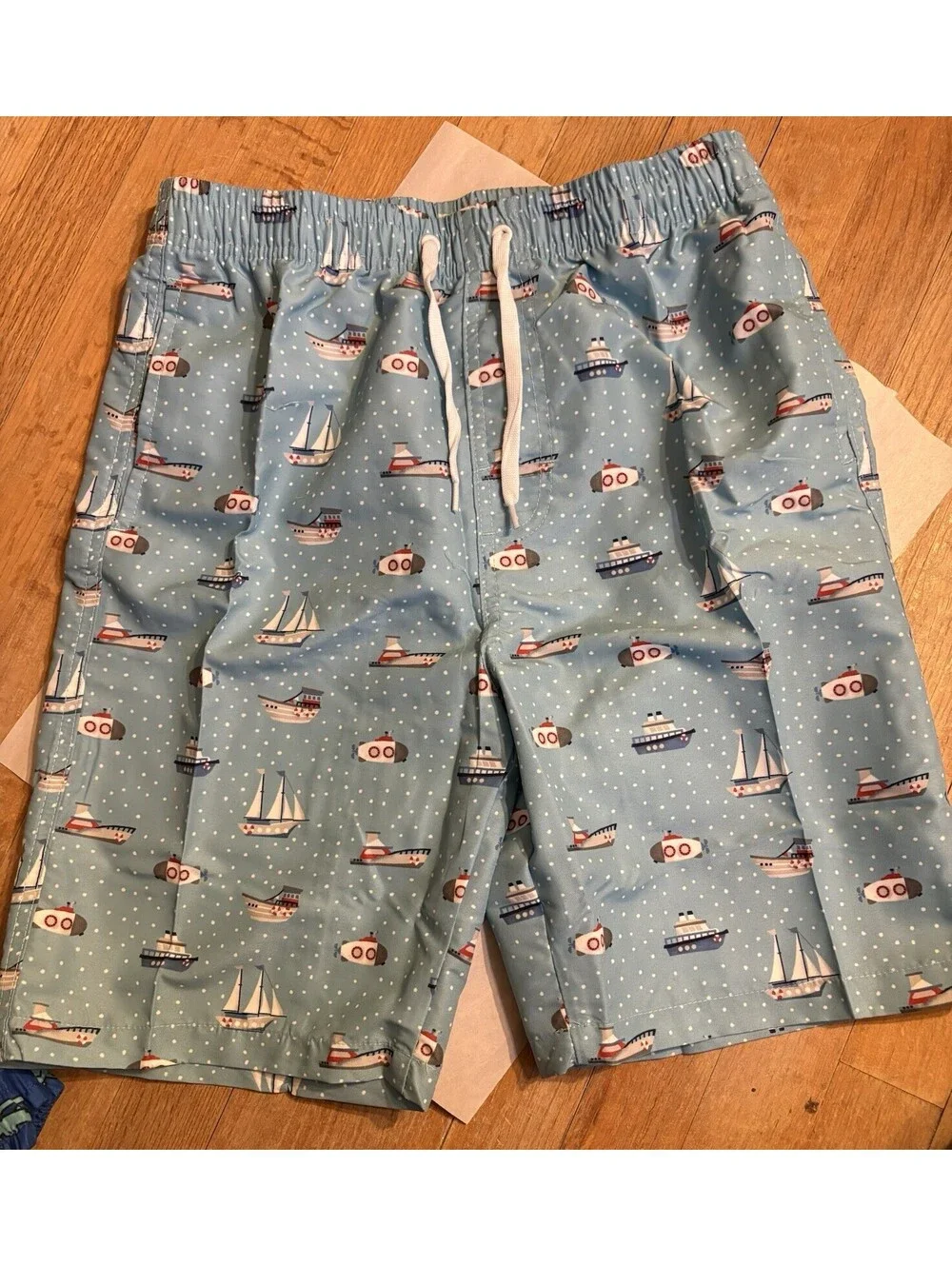Rolimaka 3 Pack Boys 14/16 Swim Trunks Mesh Lining SPF/UPF 50+ Board Shorts